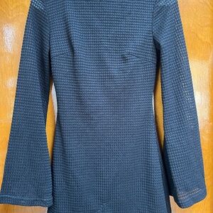 SHEIN Black Backless Dress